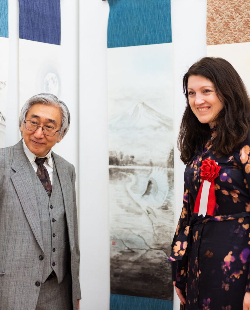 Z Mistrzem Tohunem Kobayashim Chairman International Association of SUMI Tokio, 2025