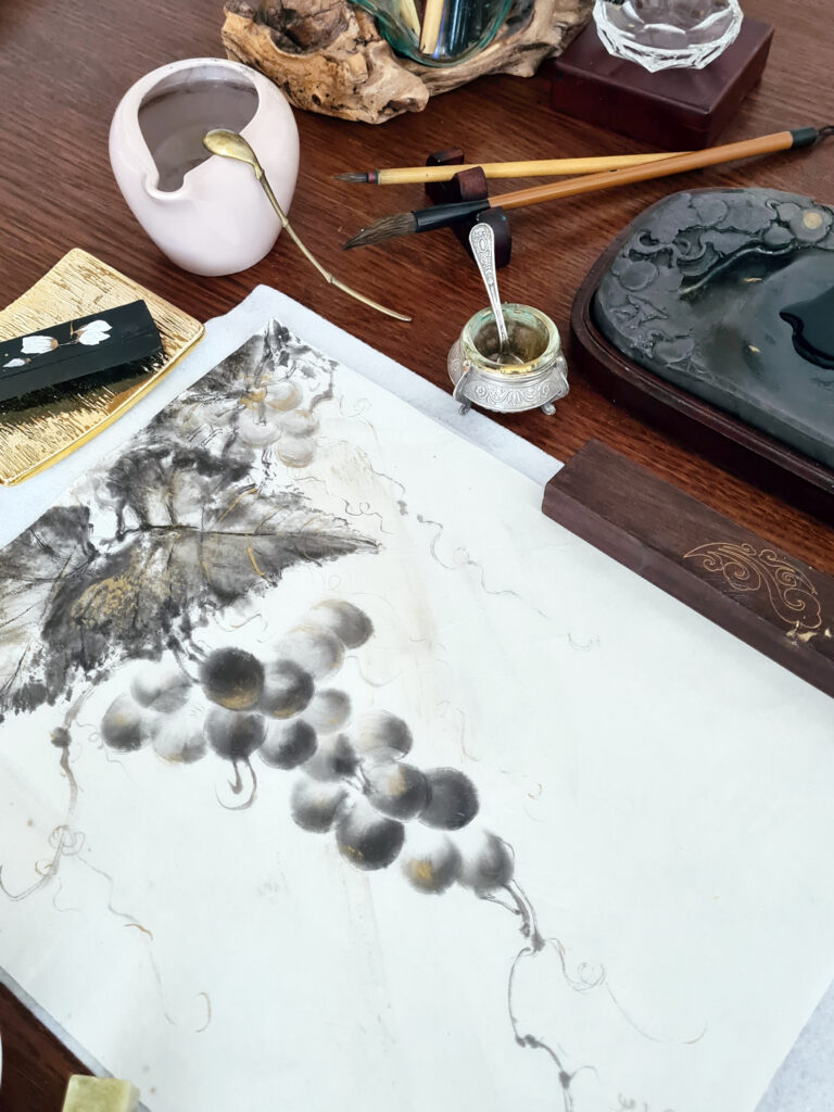 detale-malarstwa-sumi-e-szkola-san-mi-arte Warsztaty malarstwa japonskiego dla marek i firm