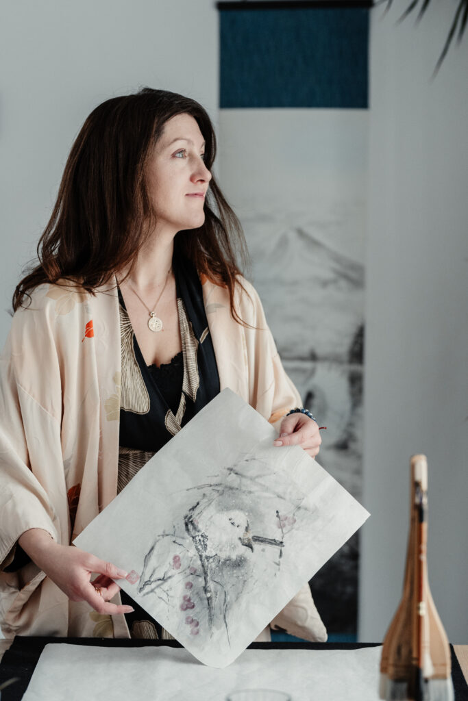 Małgorzata Suchecka - artystka malarstwa japońskiego - o artystce