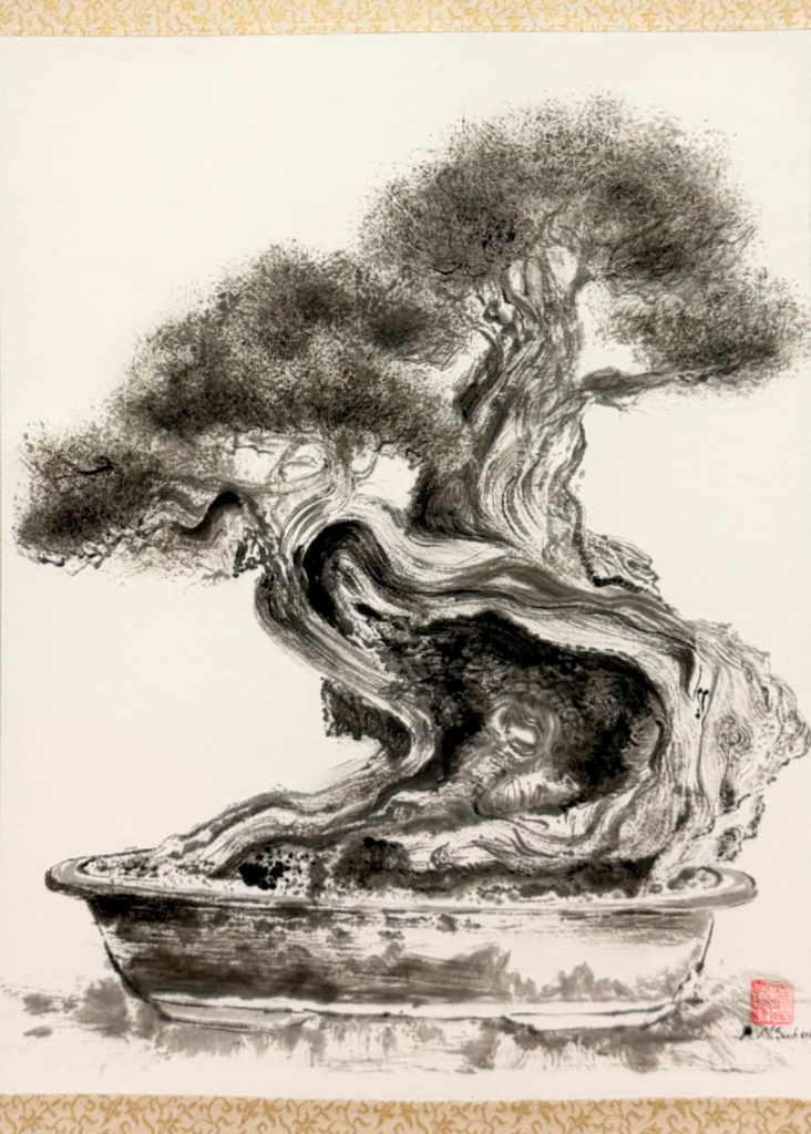 bonsai 2 - nauka tradycyjne malarstwa japońskiego szkoła san mi arte Warszawa bonsai 2 - nauka tradycyjne malarstwa japońskiego szkoła san mi arte Warszawa