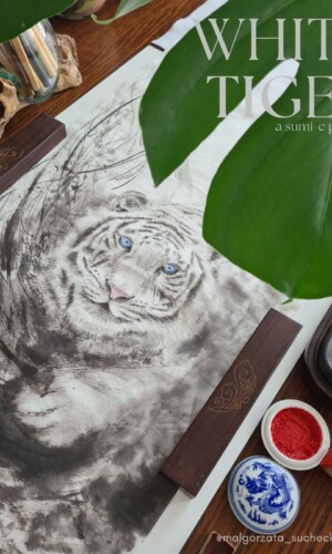 Małgorzata Suchecka White Tiger - Wystawa w Tokio